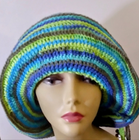 NWT Eco-friendly Cotton Retro Versatile Crochet Flapper Hat